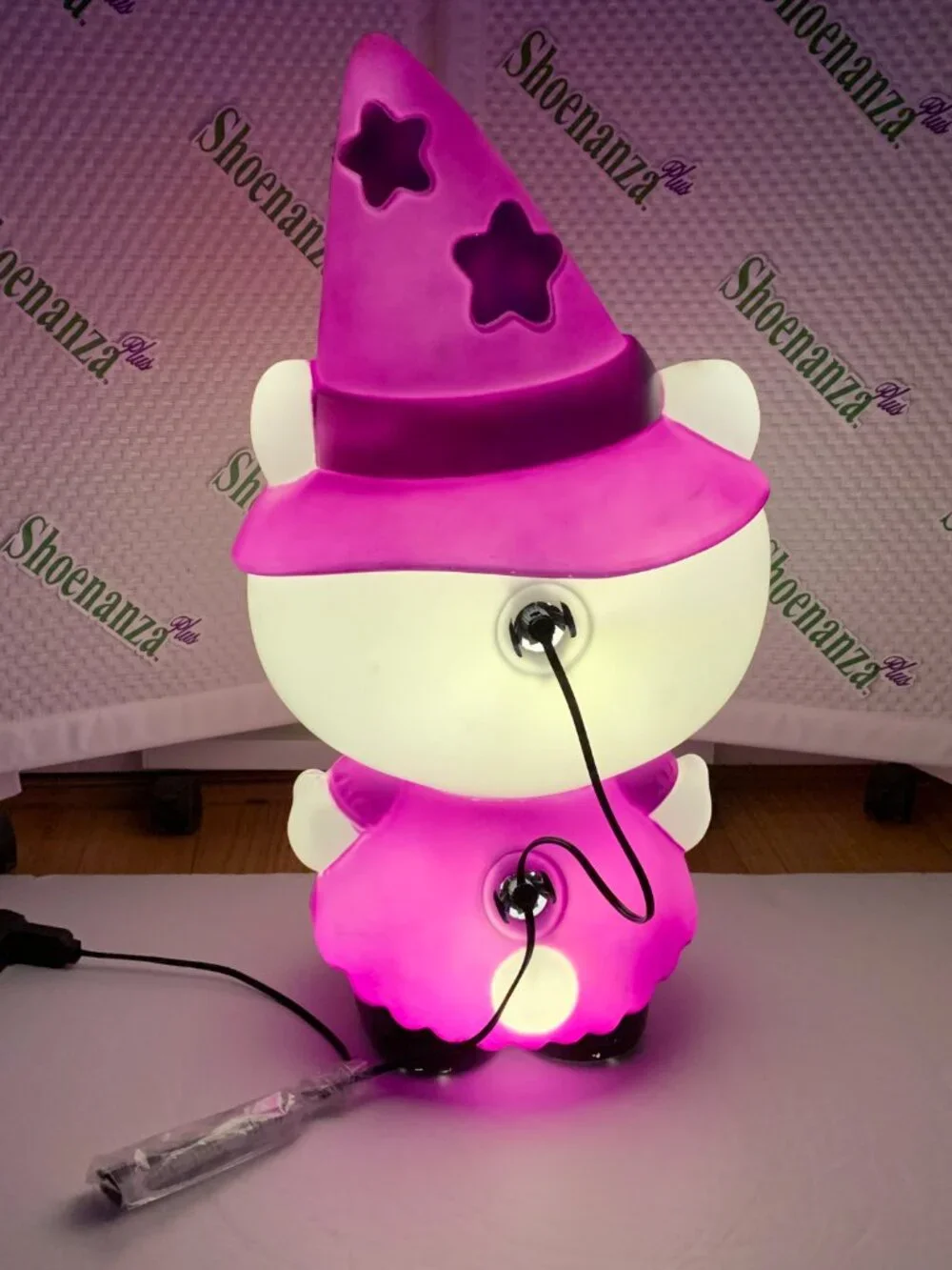 Gemmy Hello Kitty Witch Blow Mold Light Up Halloween Sanrio Decoration 22